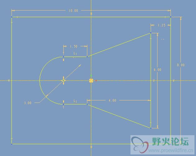 简单的拉伸练习,两步内搞定 - Pro\/E 零件建模 