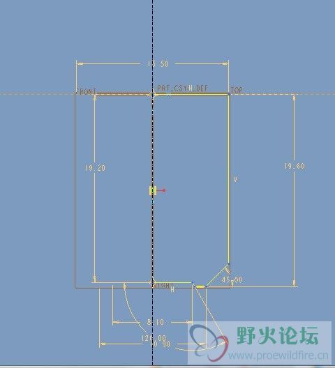 旋转草绘