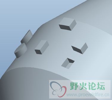 外观面凹凸不平