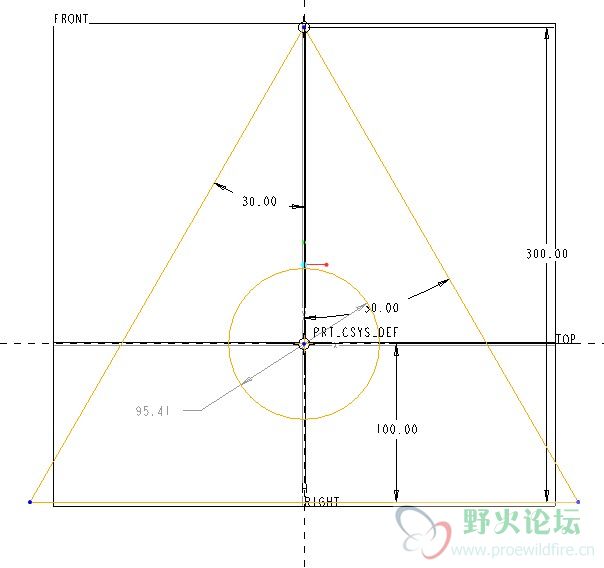 直径前没直径符号。