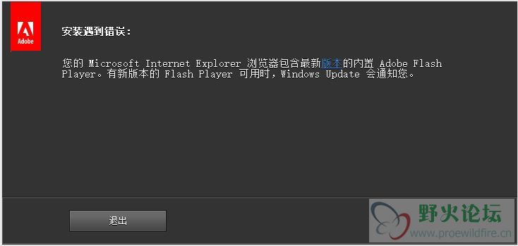 安装新载的Flash Player 说已经包含有最新版本内置！.JPG