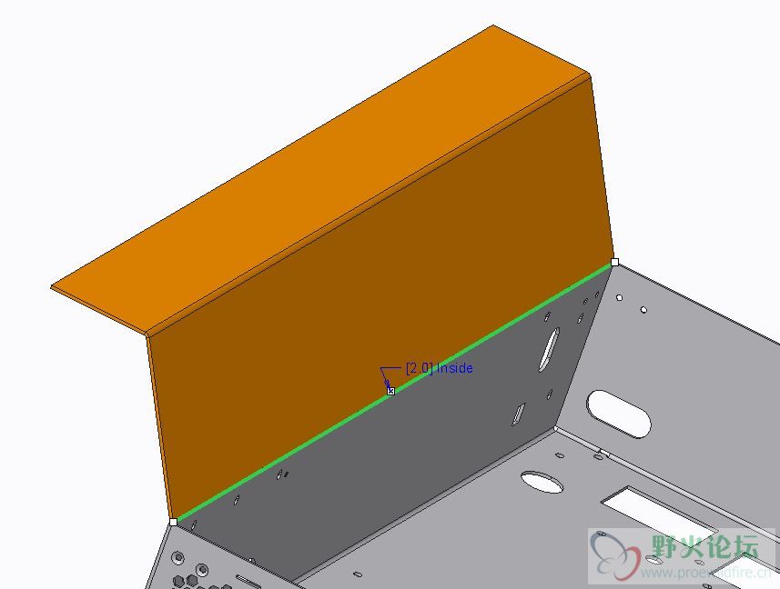 flange, 所谓的不共面