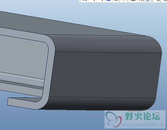 此图为creo2.0钣金件