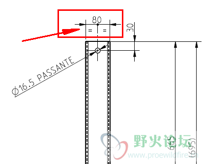 Creo2.0 工程图标注中出现的==及.黑点是怎