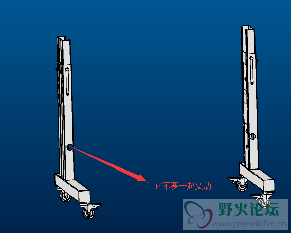 组件镜像后不要变动