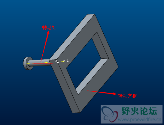 如图示如何简单的做一个刚体定轴转动