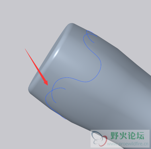 连接处是曲线