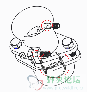 模型消隐状态下的