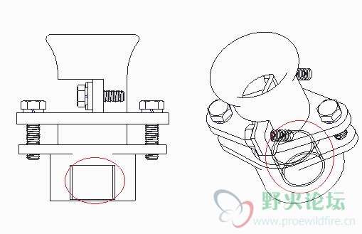 工程图消隐状态下的