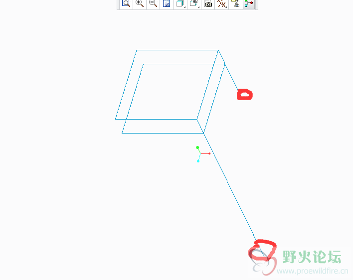 要修改的直线