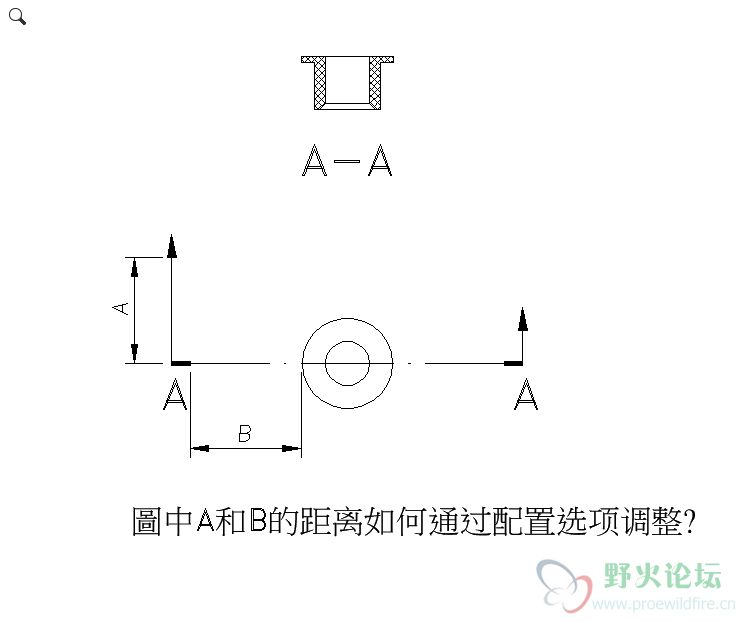 工程图剖视图箭头问题