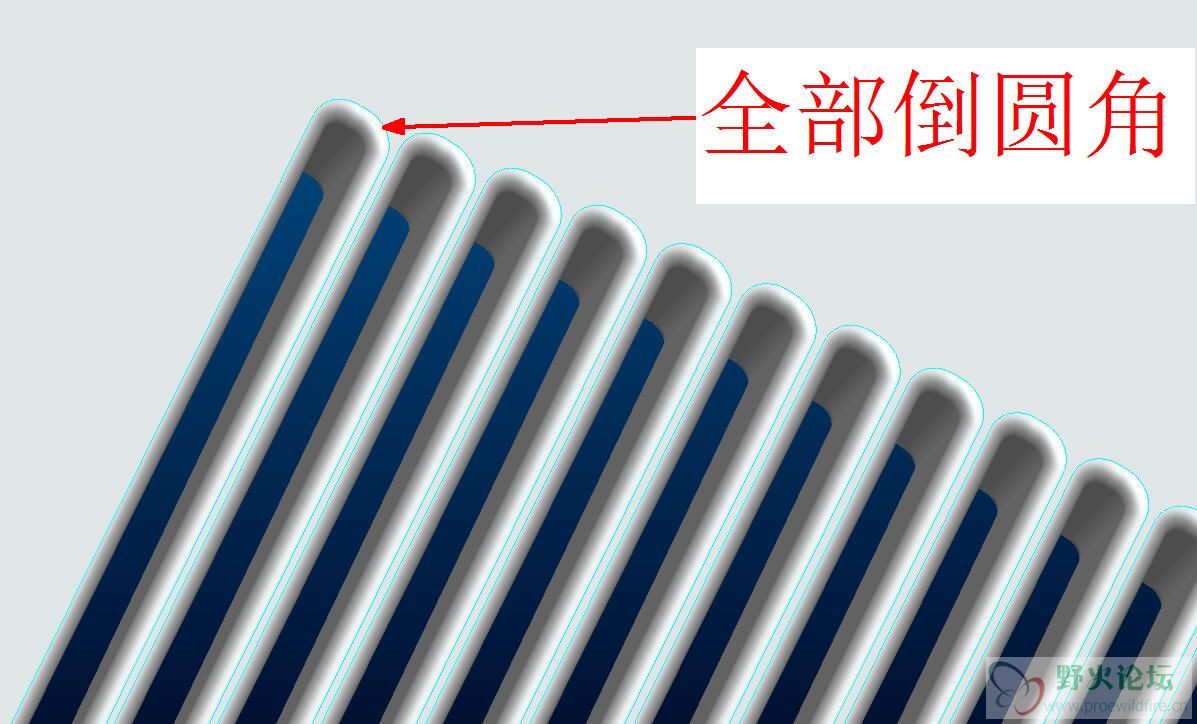 倒上圆角