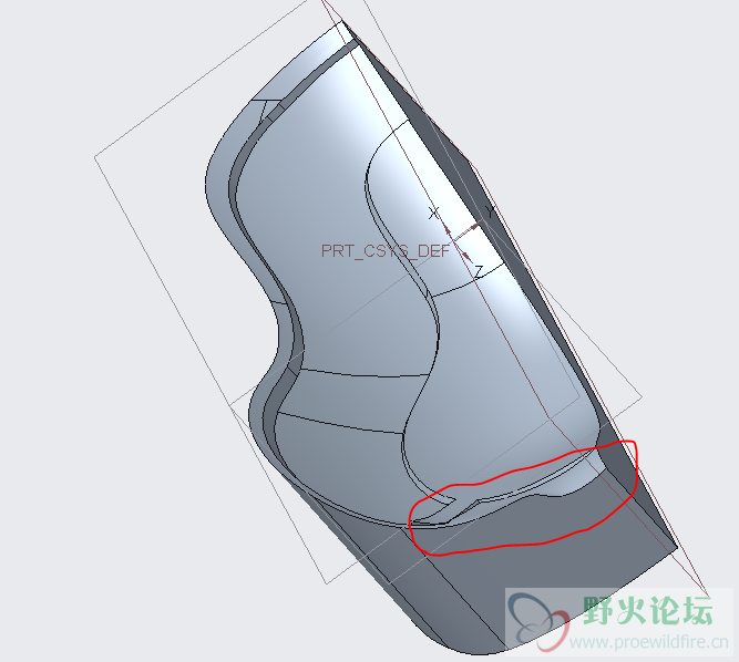 这个位置我用柔性建模修改的时候出现的，原始图应该是多次修改过