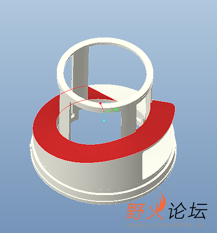 标红面为旋转台面