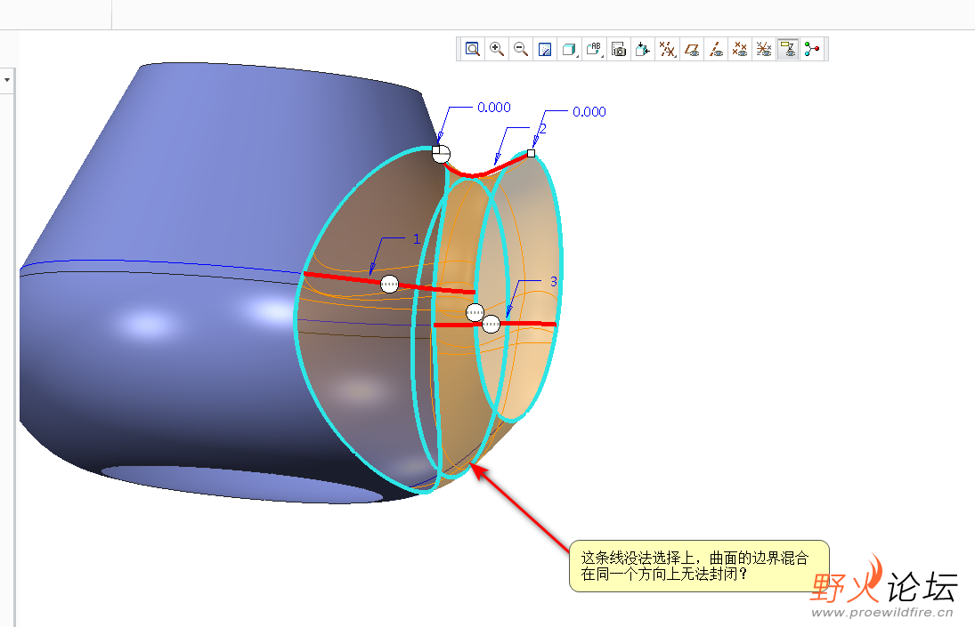 这四条线只能选择三条边界混合才能成功