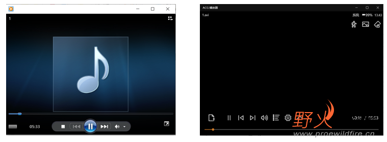 无论是Windows media player还是ACG播放器都没法正常播放，只有声音没有画面