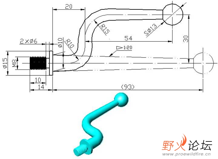 93这个标注是参照尺寸吗？