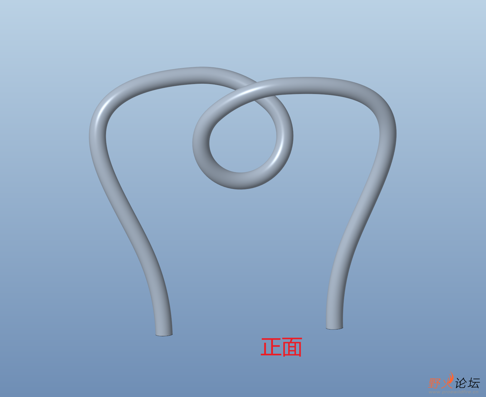 正面