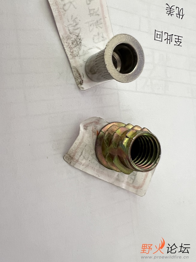 沉头拉铆螺母、内外牙螺母