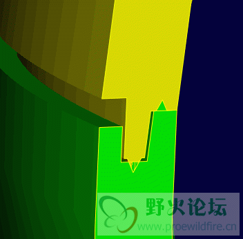 止口配合部位