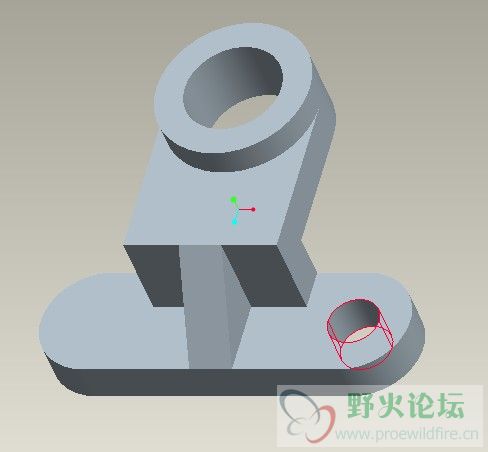 我操作没错,先选择了那个孔
