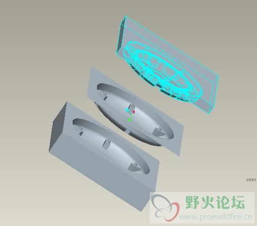 分割体积块分解图