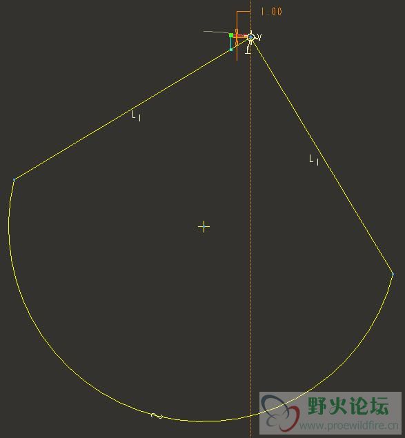 取消陈列查看出问题的三角环成这样了
