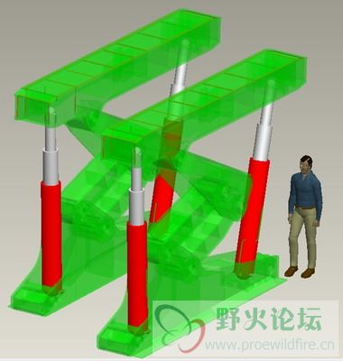 人在支架的情况
