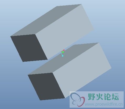 画了两个简单的零件