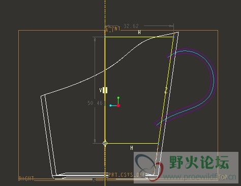 用这个草绘旋转