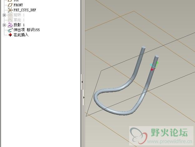 旋转——草绘——投影——扫描——阵列完成
