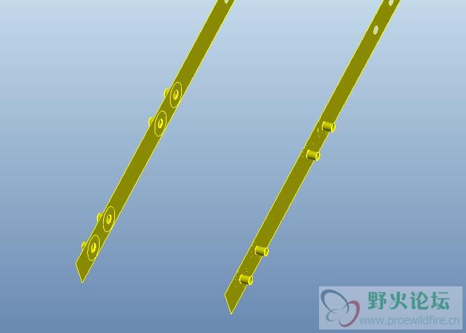 从审阅几何上看到的接触面