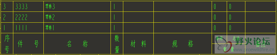原来的明细表