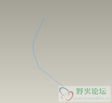 草绘的两条线