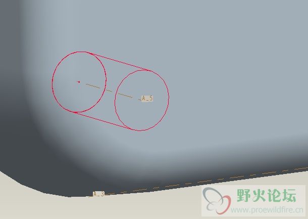 圆柱体的底圆圆心貌似不能选啊，该如何放置这个螺丝孔呢？